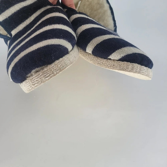 ARMOR lux wool slippers navy white stripe 47 - Picture 6 of 12